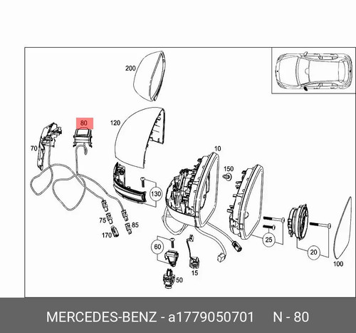 Mercedes benz antenne klasse - antenne, a-klasse